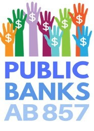 Hands with dollar sign of Public Bank logo